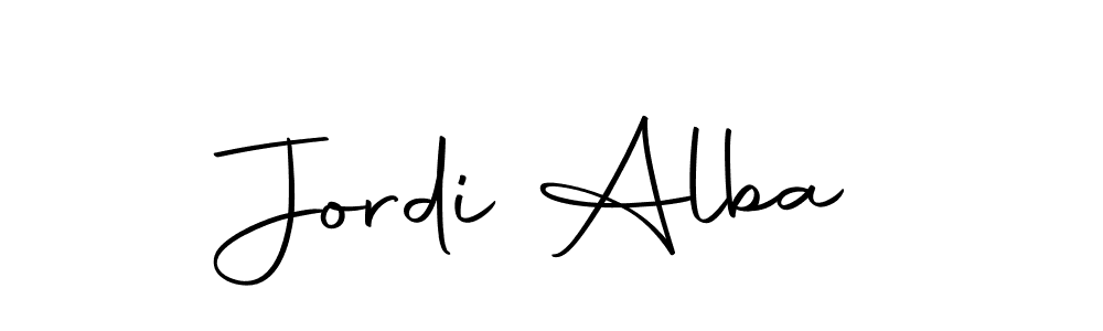 Make a beautiful signature design for name Jordi Alba. With this signature (Autography-DOLnW) style, you can create a handwritten signature for free. Jordi Alba signature style 10 images and pictures png