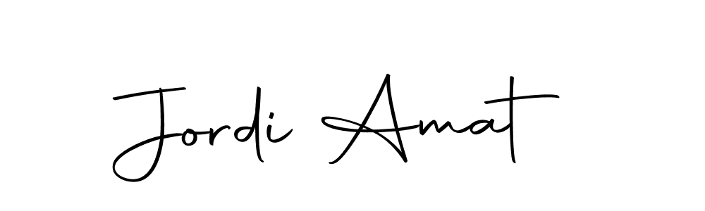 Make a beautiful signature design for name Jordi Amat. With this signature (Autography-DOLnW) style, you can create a handwritten signature for free. Jordi Amat signature style 10 images and pictures png