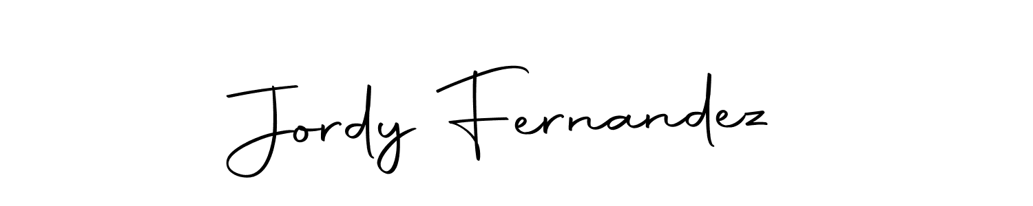 Design your own signature with our free online signature maker. With this signature software, you can create a handwritten (Autography-DOLnW) signature for name Jordy Fernandez. Jordy Fernandez signature style 10 images and pictures png