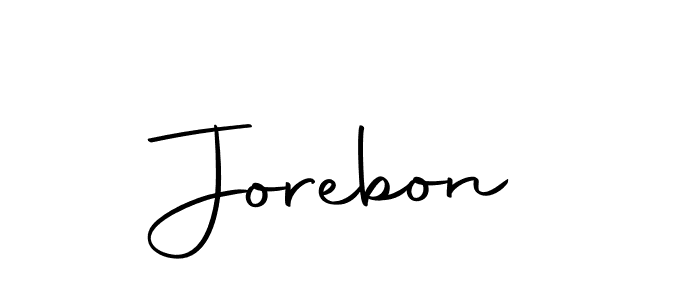 Similarly Autography-DOLnW is the best handwritten signature design. Signature creator online .You can use it as an online autograph creator for name Jorebon. Jorebon signature style 10 images and pictures png