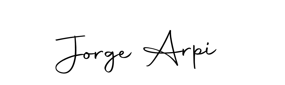 How to make Jorge Arpi signature? Autography-DOLnW is a professional autograph style. Create handwritten signature for Jorge Arpi name. Jorge Arpi signature style 10 images and pictures png