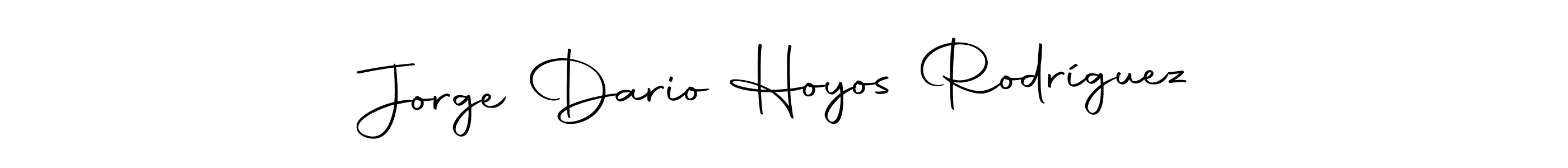 Design your own signature with our free online signature maker. With this signature software, you can create a handwritten (Autography-DOLnW) signature for name Jorge Dario Hoyos Rodríguez. Jorge Dario Hoyos Rodríguez signature style 10 images and pictures png