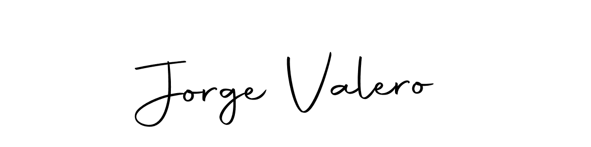 How to make Jorge Valero name signature. Use Autography-DOLnW style for creating short signs online. This is the latest handwritten sign. Jorge Valero signature style 10 images and pictures png