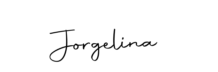 Make a beautiful signature design for name Jorgelina. With this signature (Autography-DOLnW) style, you can create a handwritten signature for free. Jorgelina signature style 10 images and pictures png