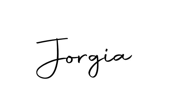 How to make Jorgia signature? Autography-DOLnW is a professional autograph style. Create handwritten signature for Jorgia name. Jorgia signature style 10 images and pictures png