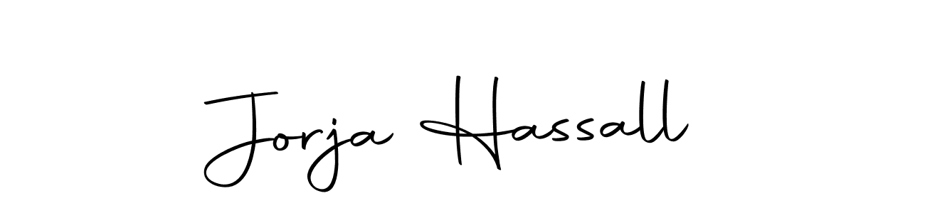 How to make Jorja Hassall signature? Autography-DOLnW is a professional autograph style. Create handwritten signature for Jorja Hassall name. Jorja Hassall signature style 10 images and pictures png