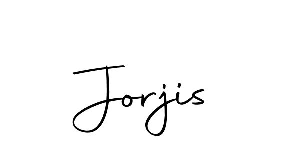 Jorjis stylish signature style. Best Handwritten Sign (Autography-DOLnW) for my name. Handwritten Signature Collection Ideas for my name Jorjis. Jorjis signature style 10 images and pictures png