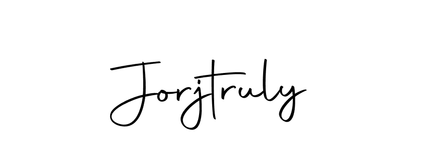 Jorjtruly stylish signature style. Best Handwritten Sign (Autography-DOLnW) for my name. Handwritten Signature Collection Ideas for my name Jorjtruly. Jorjtruly signature style 10 images and pictures png