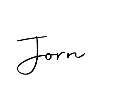 Design your own signature with our free online signature maker. With this signature software, you can create a handwritten (Autography-DOLnW) signature for name Jorn. Jorn signature style 10 images and pictures png