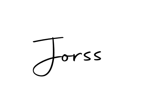 Jorss stylish signature style. Best Handwritten Sign (Autography-DOLnW) for my name. Handwritten Signature Collection Ideas for my name Jorss. Jorss signature style 10 images and pictures png