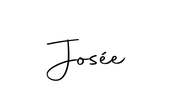 Create a beautiful signature design for name Josée. With this signature (Autography-DOLnW) fonts, you can make a handwritten signature for free. Josée signature style 10 images and pictures png