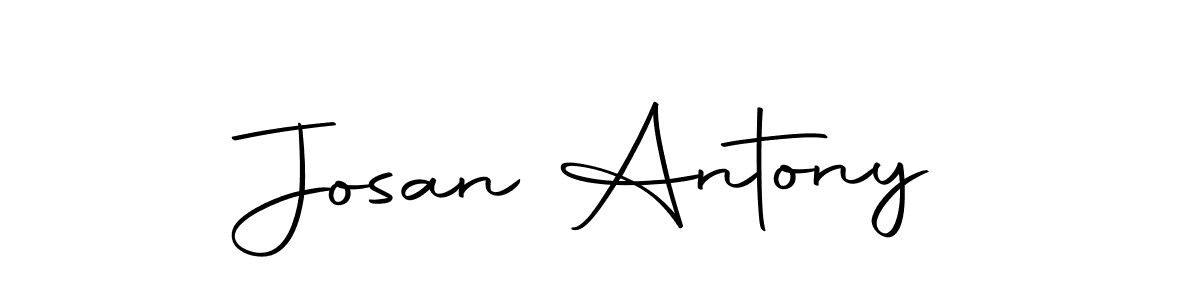 Josan Antony stylish signature style. Best Handwritten Sign (Autography-DOLnW) for my name. Handwritten Signature Collection Ideas for my name Josan Antony. Josan Antony signature style 10 images and pictures png