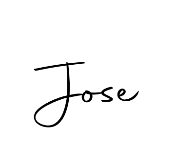 Use a signature maker to create a handwritten signature online. With this signature software, you can design (Autography-DOLnW) your own signature for name Jose. Jose signature style 10 images and pictures png