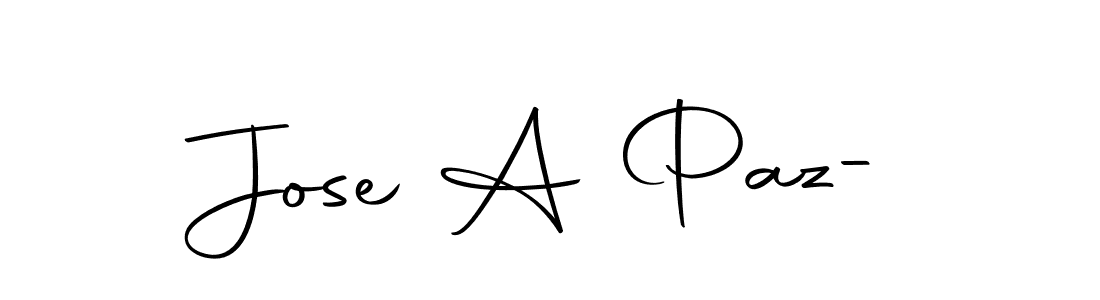 Here are the top 10 professional signature styles for the name Jose A Paz-. These are the best autograph styles you can use for your name. Jose A Paz- signature style 10 images and pictures png