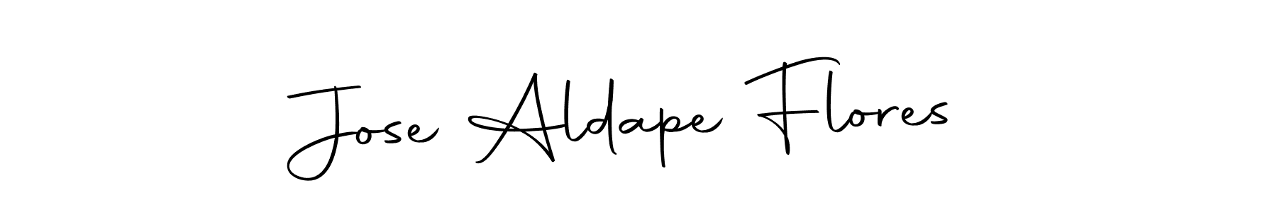 How to make Jose Aldape Flores signature? Autography-DOLnW is a professional autograph style. Create handwritten signature for Jose Aldape Flores name. Jose Aldape Flores signature style 10 images and pictures png