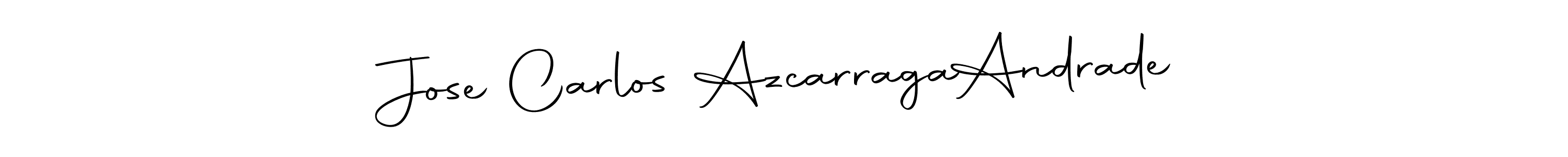 Create a beautiful signature design for name Jose Carlos Azcarraga  Andrade. With this signature (Autography-DOLnW) fonts, you can make a handwritten signature for free. Jose Carlos Azcarraga  Andrade signature style 10 images and pictures png
