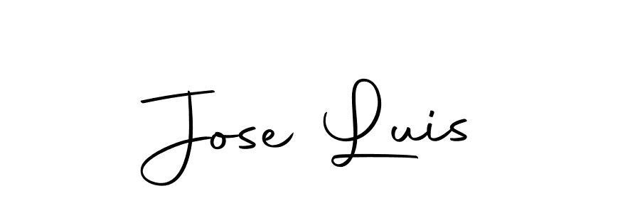 Design your own signature with our free online signature maker. With this signature software, you can create a handwritten (Autography-DOLnW) signature for name Jose Luis. Jose Luis signature style 10 images and pictures png