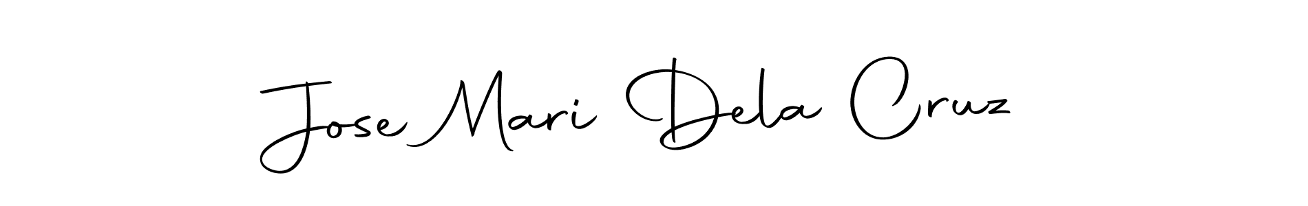 Create a beautiful signature design for name Jose Mari Dela Cruz. With this signature (Autography-DOLnW) fonts, you can make a handwritten signature for free. Jose Mari Dela Cruz signature style 10 images and pictures png