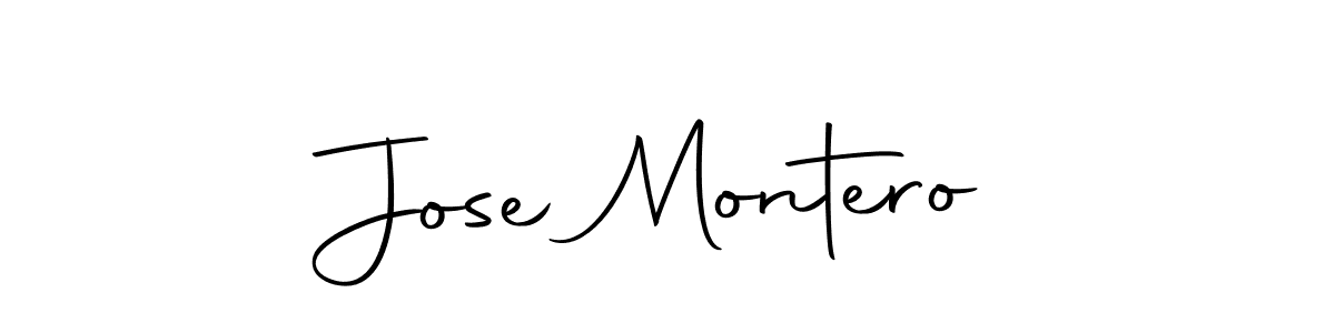 Create a beautiful signature design for name Jose Montero. With this signature (Autography-DOLnW) fonts, you can make a handwritten signature for free. Jose Montero signature style 10 images and pictures png