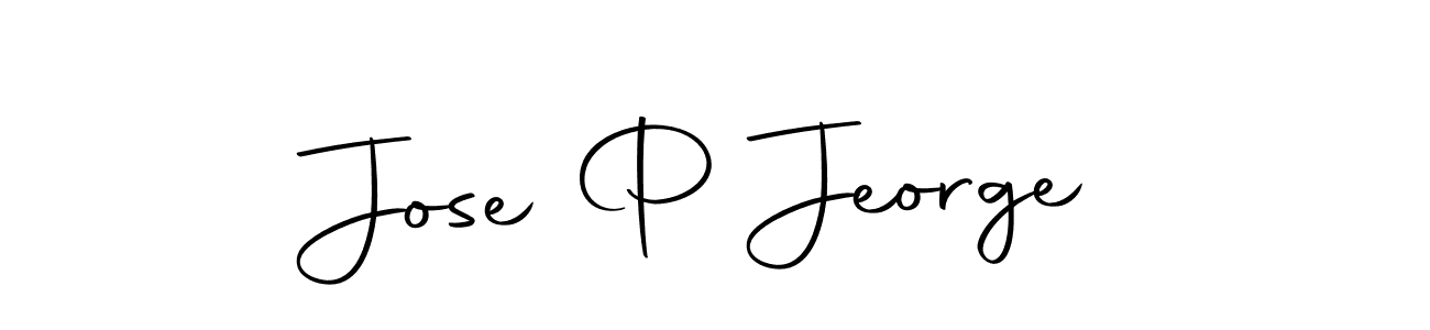 How to make Jose P Jeorge signature? Autography-DOLnW is a professional autograph style. Create handwritten signature for Jose P Jeorge name. Jose P Jeorge signature style 10 images and pictures png