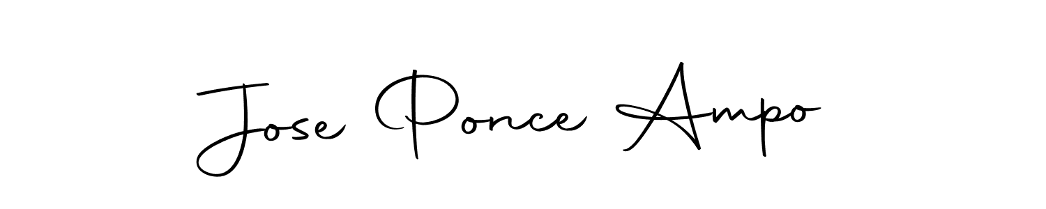 Jose Ponce Ampo stylish signature style. Best Handwritten Sign (Autography-DOLnW) for my name. Handwritten Signature Collection Ideas for my name Jose Ponce Ampo. Jose Ponce Ampo signature style 10 images and pictures png