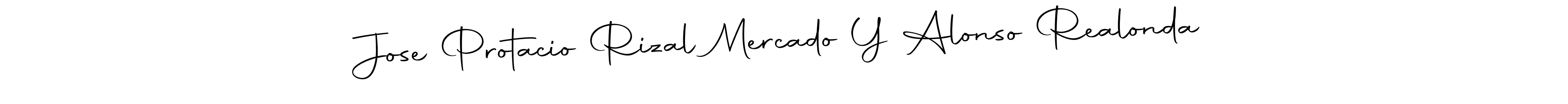 It looks lik you need a new signature style for name Jose Protacio Rizal Mercado Y Alonso Realonda. Design unique handwritten (Autography-DOLnW) signature with our free signature maker in just a few clicks. Jose Protacio Rizal Mercado Y Alonso Realonda signature style 10 images and pictures png