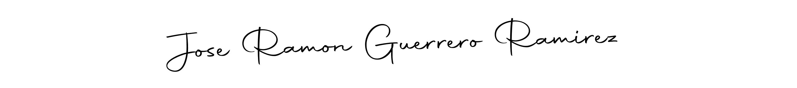 Make a short Jose Ramon Guerrero Ramirez signature style. Manage your documents anywhere anytime using Autography-DOLnW. Create and add eSignatures, submit forms, share and send files easily. Jose Ramon Guerrero Ramirez signature style 10 images and pictures png