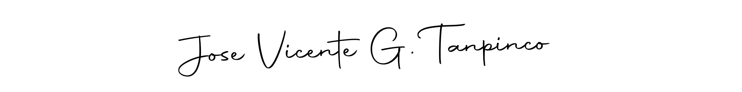 Make a beautiful signature design for name Jose Vicente G. Tanpinco. Use this online signature maker to create a handwritten signature for free. Jose Vicente G. Tanpinco signature style 10 images and pictures png