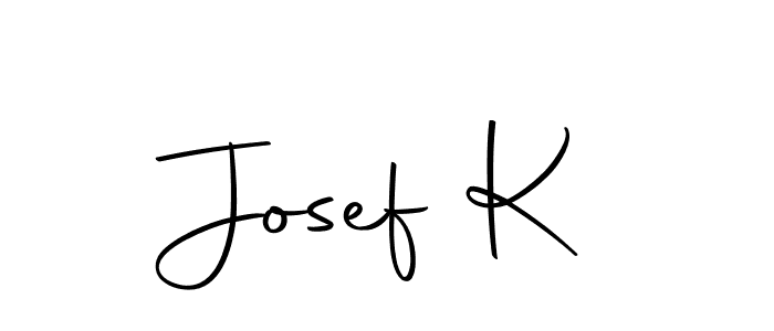 Make a beautiful signature design for name Josef K. With this signature (Autography-DOLnW) style, you can create a handwritten signature for free. Josef K signature style 10 images and pictures png