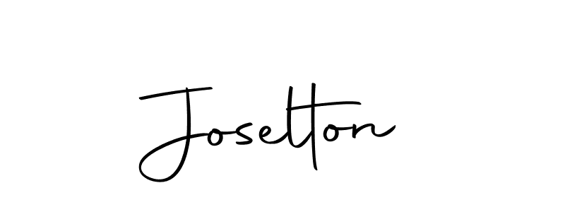 How to make Joselton signature? Autography-DOLnW is a professional autograph style. Create handwritten signature for Joselton name. Joselton signature style 10 images and pictures png