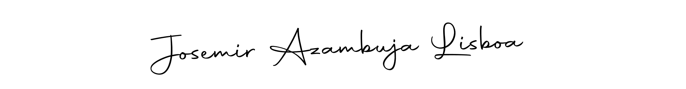 Make a beautiful signature design for name Josemir Azambuja Lisboa. With this signature (Autography-DOLnW) style, you can create a handwritten signature for free. Josemir Azambuja Lisboa signature style 10 images and pictures png