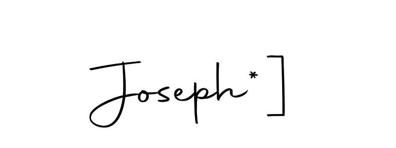 Design your own signature with our free online signature maker. With this signature software, you can create a handwritten (Autography-DOLnW) signature for name Joseph*]. Joseph*] signature style 10 images and pictures png