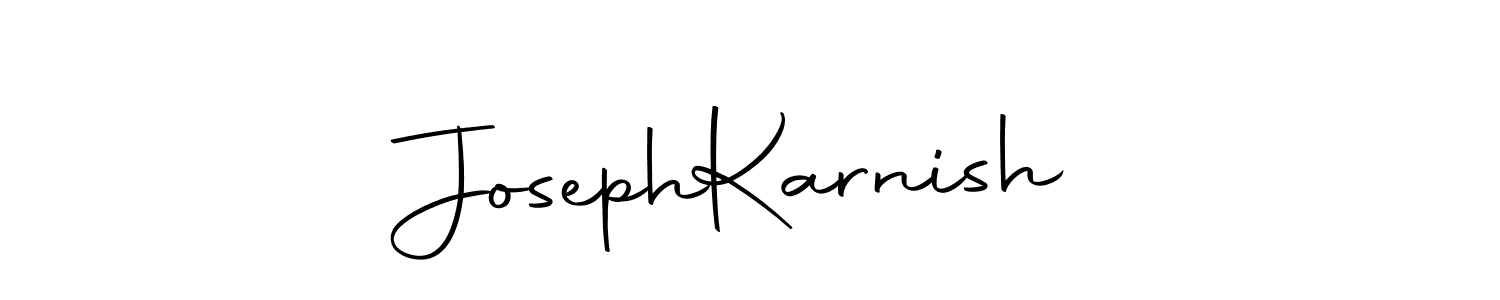 Design your own signature with our free online signature maker. With this signature software, you can create a handwritten (Autography-DOLnW) signature for name Joseph  Karnish. Joseph  Karnish signature style 10 images and pictures png