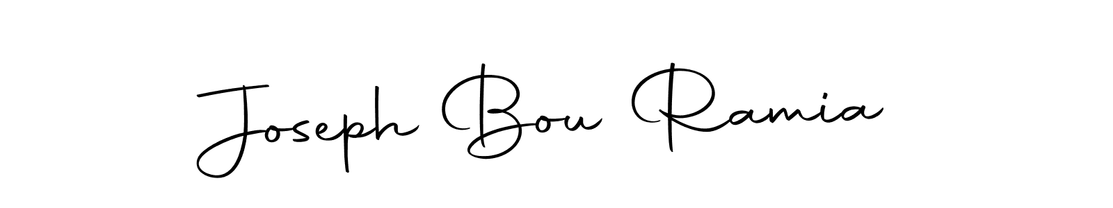 Create a beautiful signature design for name Joseph Bou Ramia. With this signature (Autography-DOLnW) fonts, you can make a handwritten signature for free. Joseph Bou Ramia signature style 10 images and pictures png