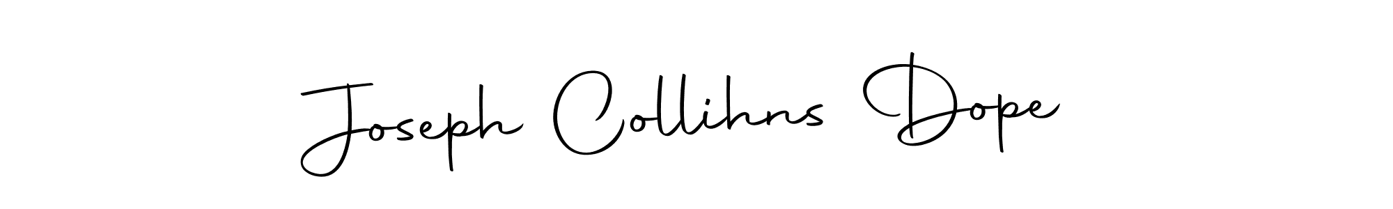 Similarly Autography-DOLnW is the best handwritten signature design. Signature creator online .You can use it as an online autograph creator for name Joseph Collihns Dope. Joseph Collihns Dope signature style 10 images and pictures png