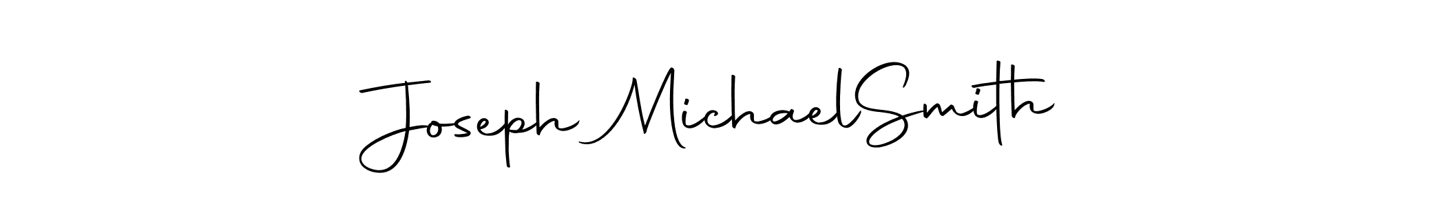 Create a beautiful signature design for name Joseph Michael  Smith. With this signature (Autography-DOLnW) fonts, you can make a handwritten signature for free. Joseph Michael  Smith signature style 10 images and pictures png