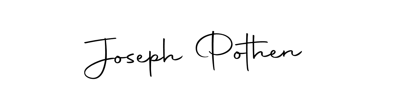 Create a beautiful signature design for name Joseph Pothen. With this signature (Autography-DOLnW) fonts, you can make a handwritten signature for free. Joseph Pothen signature style 10 images and pictures png