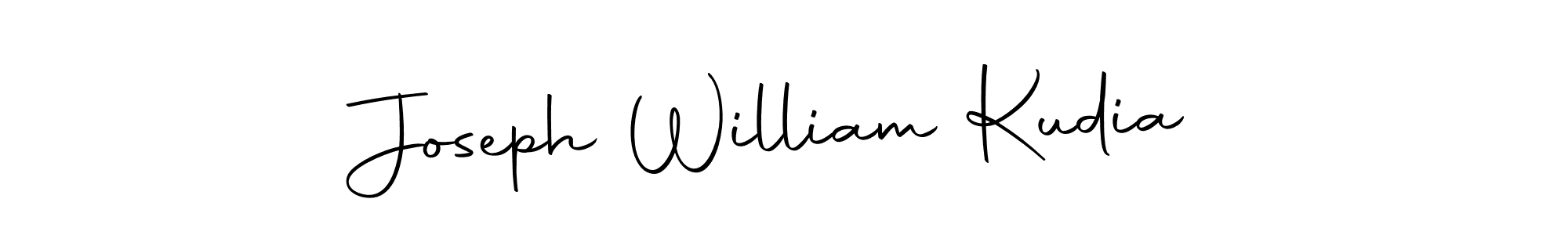 Create a beautiful signature design for name Joseph William Kudia. With this signature (Autography-DOLnW) fonts, you can make a handwritten signature for free. Joseph William Kudia signature style 10 images and pictures png