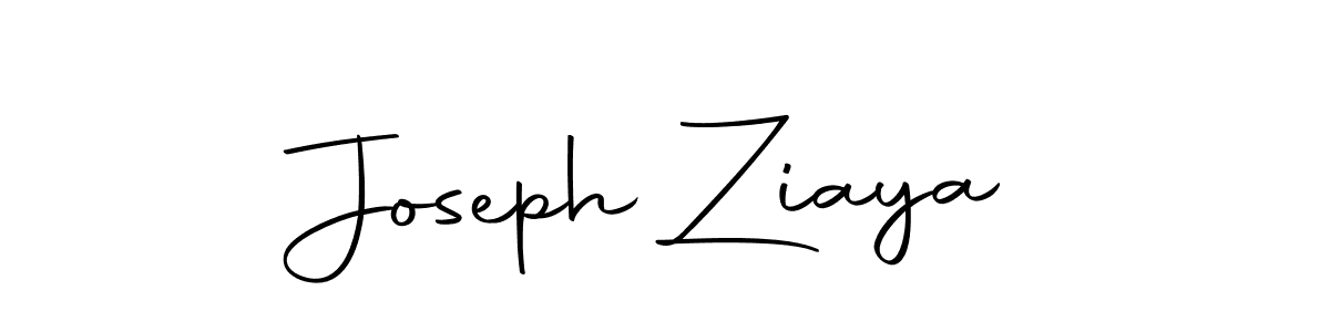 Also we have Joseph Ziaya name is the best signature style. Create professional handwritten signature collection using Autography-DOLnW autograph style. Joseph Ziaya signature style 10 images and pictures png