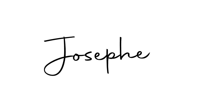 Design your own signature with our free online signature maker. With this signature software, you can create a handwritten (Autography-DOLnW) signature for name Josephe. Josephe signature style 10 images and pictures png