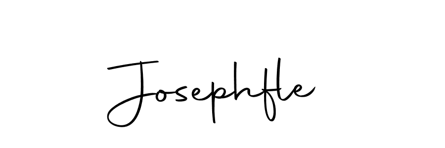 Use a signature maker to create a handwritten signature online. With this signature software, you can design (Autography-DOLnW) your own signature for name Josephfle. Josephfle signature style 10 images and pictures png