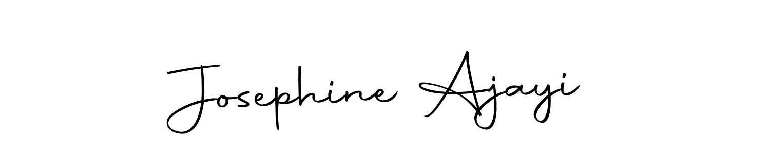 How to make Josephine Ajayi name signature. Use Autography-DOLnW style for creating short signs online. This is the latest handwritten sign. Josephine Ajayi signature style 10 images and pictures png