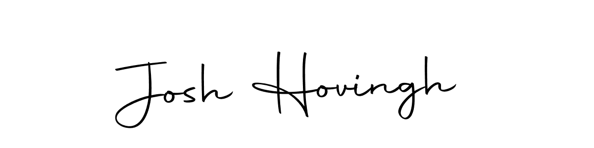 Create a beautiful signature design for name Josh Hovingh. With this signature (Autography-DOLnW) fonts, you can make a handwritten signature for free. Josh Hovingh signature style 10 images and pictures png