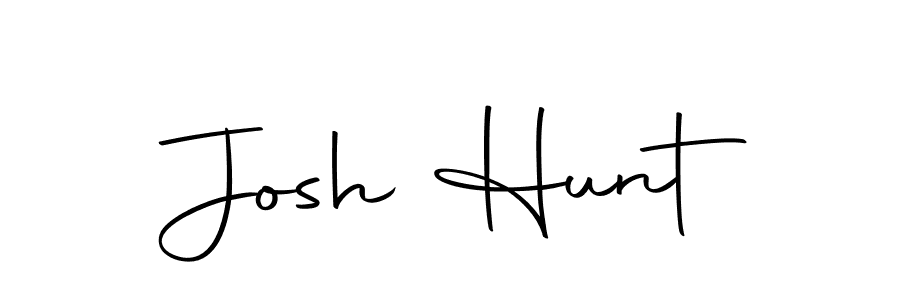 Make a beautiful signature design for name Josh Hunt. With this signature (Autography-DOLnW) style, you can create a handwritten signature for free. Josh Hunt signature style 10 images and pictures png