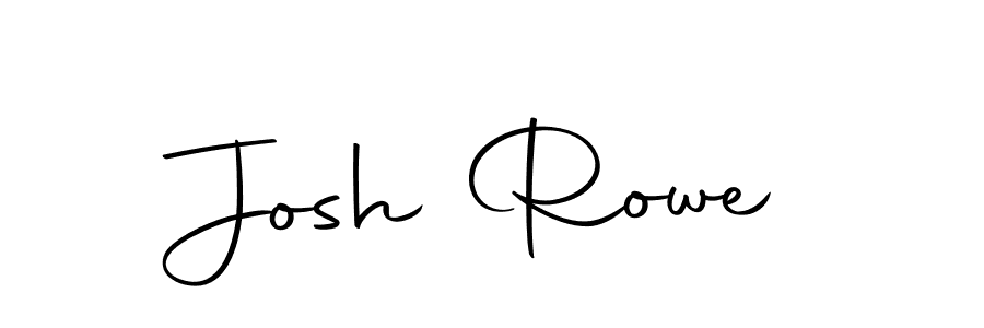 Design your own signature with our free online signature maker. With this signature software, you can create a handwritten (Autography-DOLnW) signature for name Josh Rowe. Josh Rowe signature style 10 images and pictures png