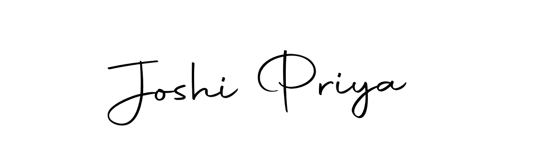 Design your own signature with our free online signature maker. With this signature software, you can create a handwritten (Autography-DOLnW) signature for name Joshi Priya. Joshi Priya signature style 10 images and pictures png