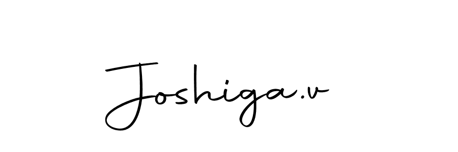 Design your own signature with our free online signature maker. With this signature software, you can create a handwritten (Autography-DOLnW) signature for name Joshiga.v. Joshiga.v signature style 10 images and pictures png