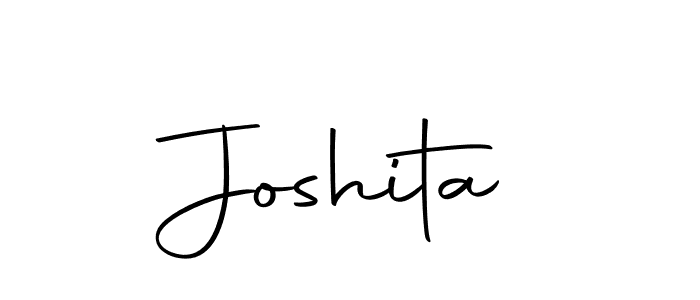 You should practise on your own different ways (Autography-DOLnW) to write your name (Joshita) in signature. don't let someone else do it for you. Joshita signature style 10 images and pictures png