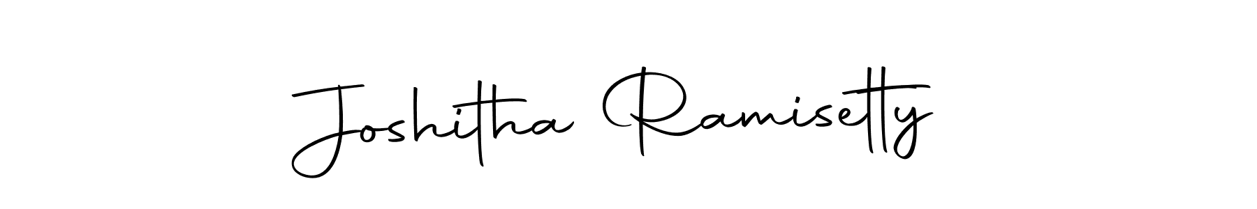 Also we have Joshitha Ramisetty name is the best signature style. Create professional handwritten signature collection using Autography-DOLnW autograph style. Joshitha Ramisetty signature style 10 images and pictures png