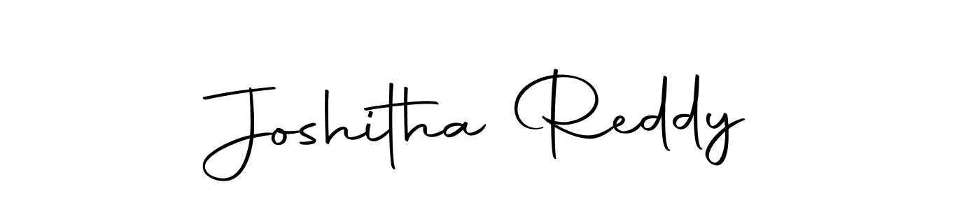 Design your own signature with our free online signature maker. With this signature software, you can create a handwritten (Autography-DOLnW) signature for name Joshitha Reddy. Joshitha Reddy signature style 10 images and pictures png